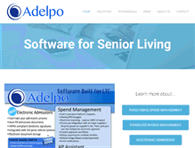 Tablet Screenshot of adelpo.com